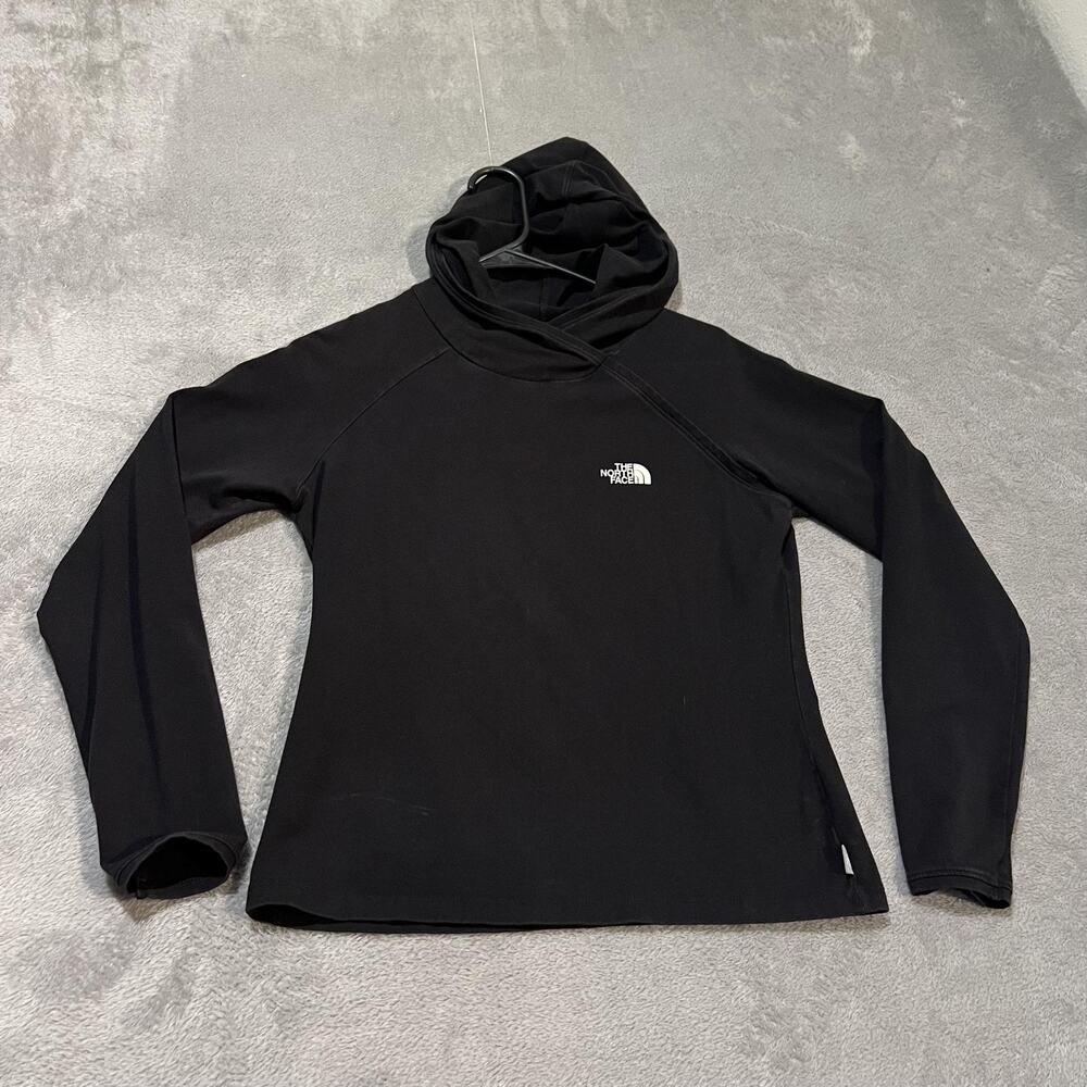 The North Face Hoodie Womens Small Black A5 Series Stretch Pullover Logo Jersey